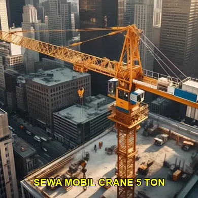 sewa mobil crane 5 ton